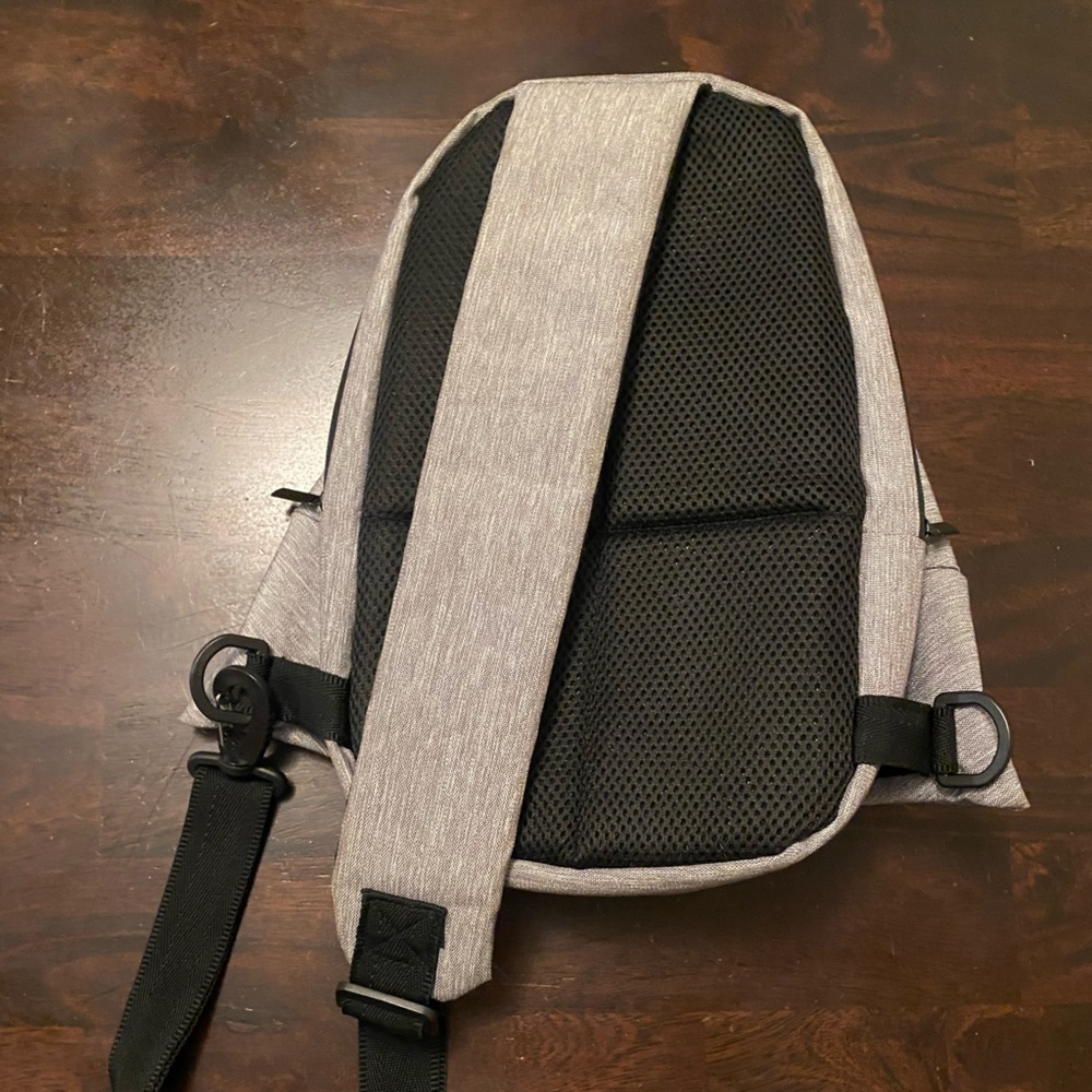 Gray Sling Backpack - Picture 7 of 12